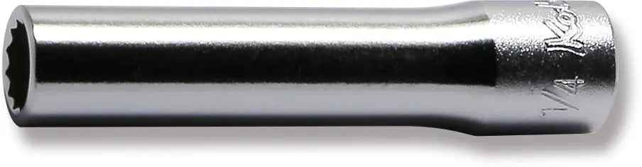 1/4 Sq. Dr. Socket  1/4 12 point Length 50mm