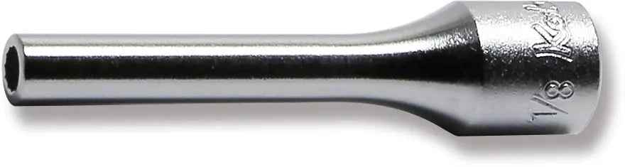1/4 Sq. Dr. Socket  1/8 12 point Length 50mm