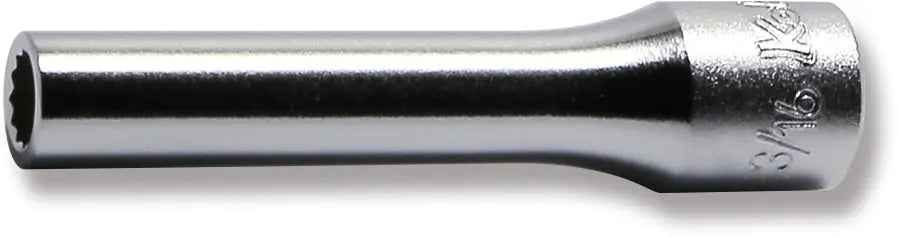 1/4 Sq. Dr. Socket  3/16 12 point Length 50mm