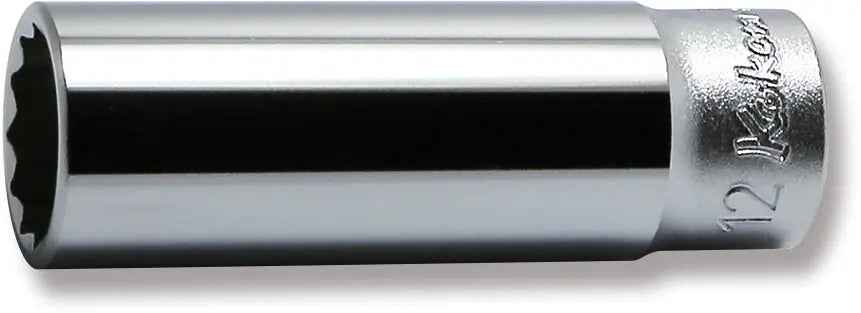 1/4 Sq. Dr. Socket  12mm 12 point Length 50mm