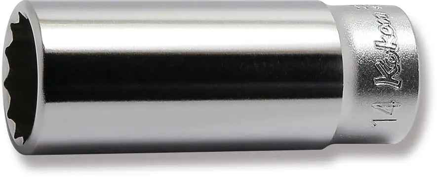 1/4 Sq. Dr. Socket  14mm 12 point Length 50mm