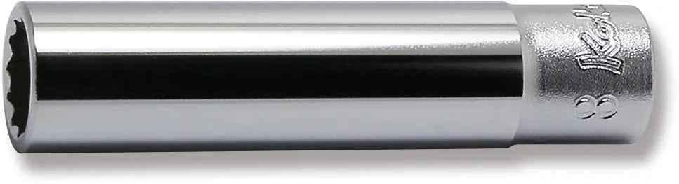 1/4 Sq. Dr. Socket  8mm 12 point Length 50mm