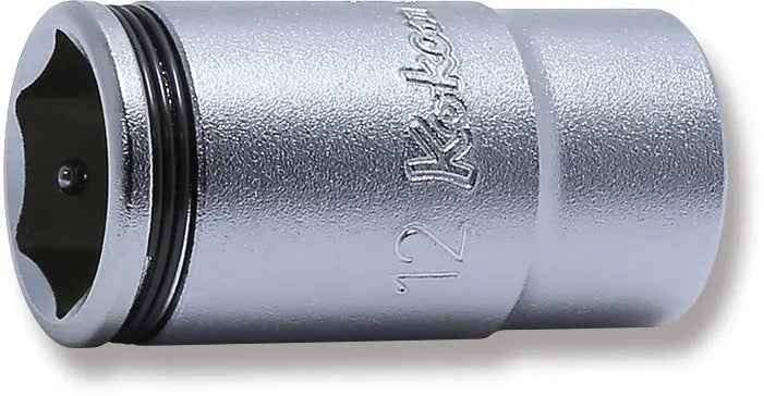 1/4 Sq. Dr. Semi-Deep NUT GRIP® Socket 12mm