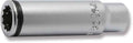 1/4" Sq. Drive 12-Point SAE Deep Nut Grip Socket in 11/32