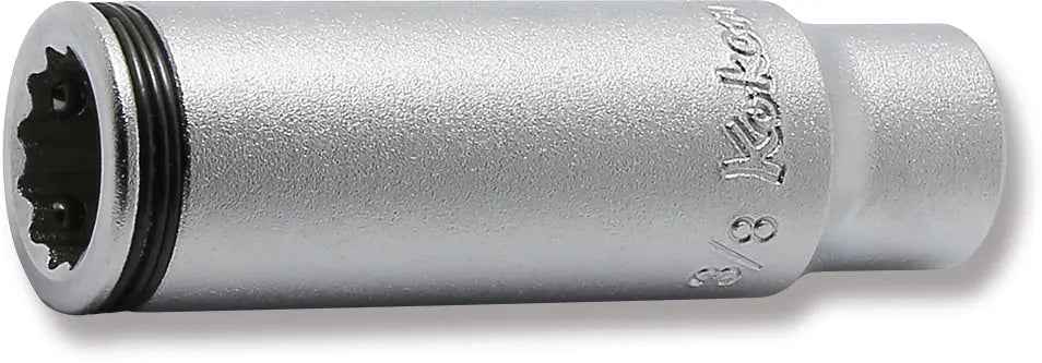 1/4" Sq. Drive 12-Point SAE Deep Nut Grip Socket in 3/8