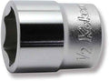 1/4 Sq. Dr. Socket  1/2 6 point Length 22mm