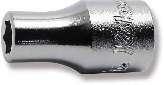 1/4 Sq. Dr. Socket  3/16 6 point Length 22mm