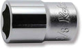 1/4 Sq. Dr. Socket  3/8 6 point Length 22mm