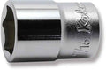 1/4 Sq. Dr. Socket  7/16 6 point Length 22mm
