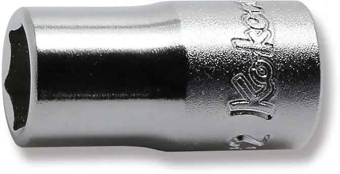 1/4 Sq. Dr. Socket  9/32 6 point Length 22mm