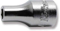 1/4 Sq. Dr. Socket  4mm 6 point Length 22mm