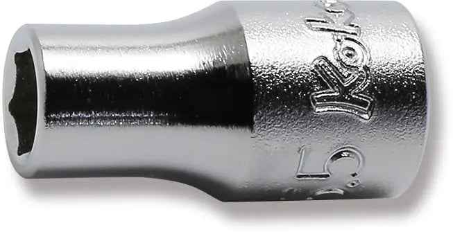 1/4 Sq. Dr. Socket  5.5mm 6 point Length 22mm