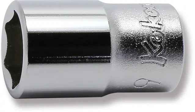 1/4 Sq. Dr. Socket  9mm 6 point Length 22mm