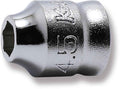 1/4 Sq. Dr. Socket  4.5mm 6 point Length 14mm Z-series