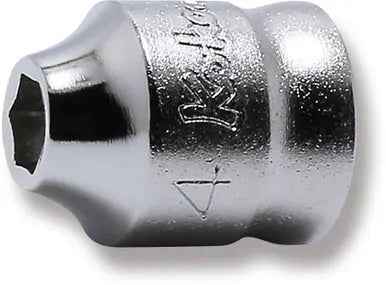 1/4 Sq. Dr. Socket  4mm 6 point Length 14mm Z-series
