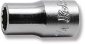 1/4 Sq. Dr. Socket  1/4 12 point Length 22mm