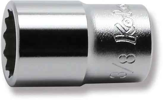 1/4 Sq. Dr. Socket  3/8 12 point Length 22mm