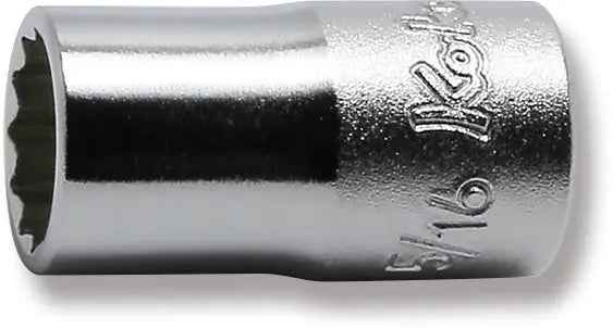 1/4 Sq. Dr. Socket  5/16 12 point Length 22mm