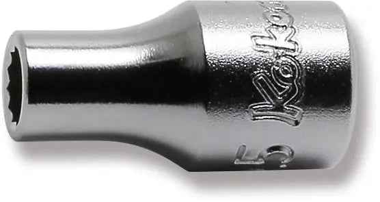1/4 Sq. Dr. Socket  4.5mm 12 point Length 22mm