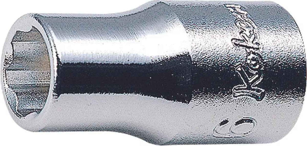 1/4 Sq. Dr. Socket  13mm Surface Length 22mm