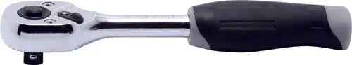 1/4 Sq. Dr. Ratchet Handle  20 teeth Push Button Length 115mm  Plastic Handle