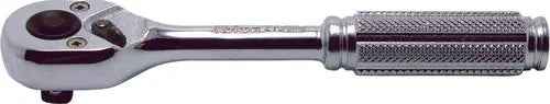 1/4 Sq. Dr. Ratchet Handle  20 teeth Push Button Length 115mm  Metal Handle