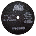 Shark Industries - Cut-Off Wheel – Aluminum Oxide – 3″ x 1/8″ x 1/4″ – 46 Grit – Made in USA - Ridge Toolbox
