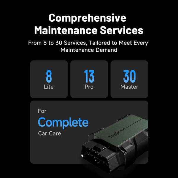TOPDON Pocket-Size Bluetooth Scan Tool w/Bi-Directional Controls - Ridge Toolbox
