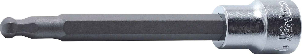3/8 Sq. Dr. Bit Socket  7mm Ballpoint Hex Length 100mm