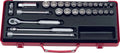 3/8 Sq. Dr. Socket Set   12 point   27 pieces