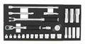 Z-Series 3/8" Sq.Dr. Socket Set w/ 72 Tooth Ratchet, 26 pcs.