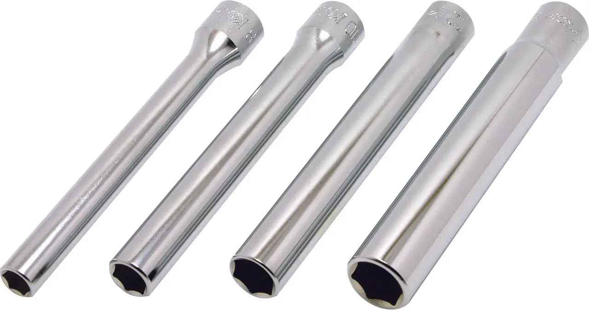 3/8 Sq. Dr. Socket Set  8mm-14mm 6 point Length 120mm  4 pieces