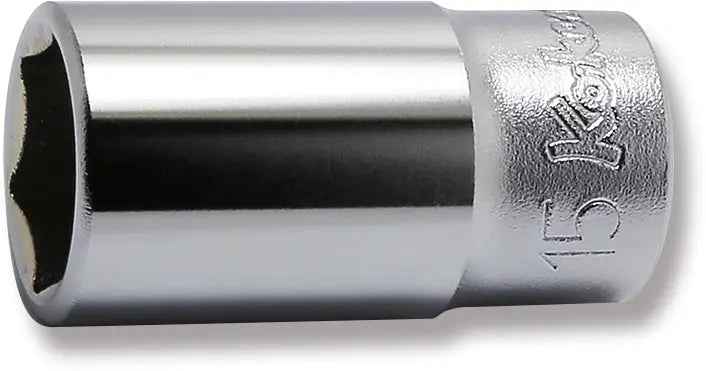 3/8 Sq. Dr. Socket  15mm 6 point Length 40mm