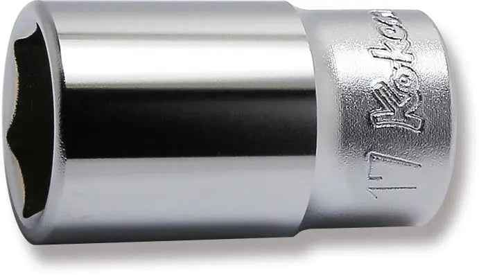 3/8 Sq. Dr. Socket  17mm 6 point Length 40mm