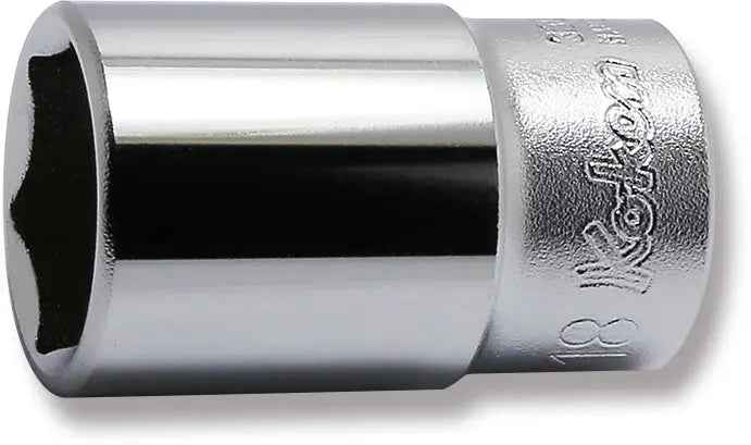 3/8 Sq. Dr. Socket  18mm 6 point Length 40mm