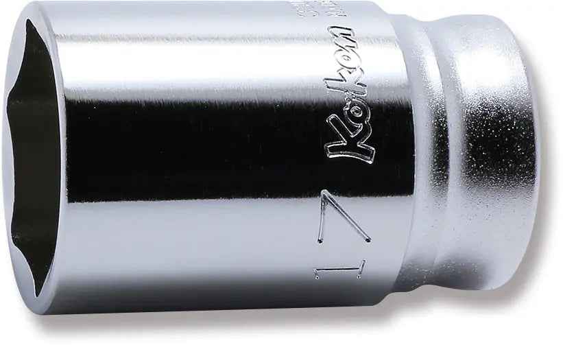 3/8 Sq. Dr. Socket  17mm 6 point Length 35mm Z-series