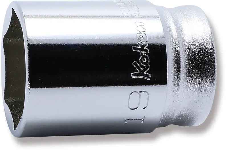 3/8 Sq. Dr. Socket  19mm 6 point Length 35mm Z-series