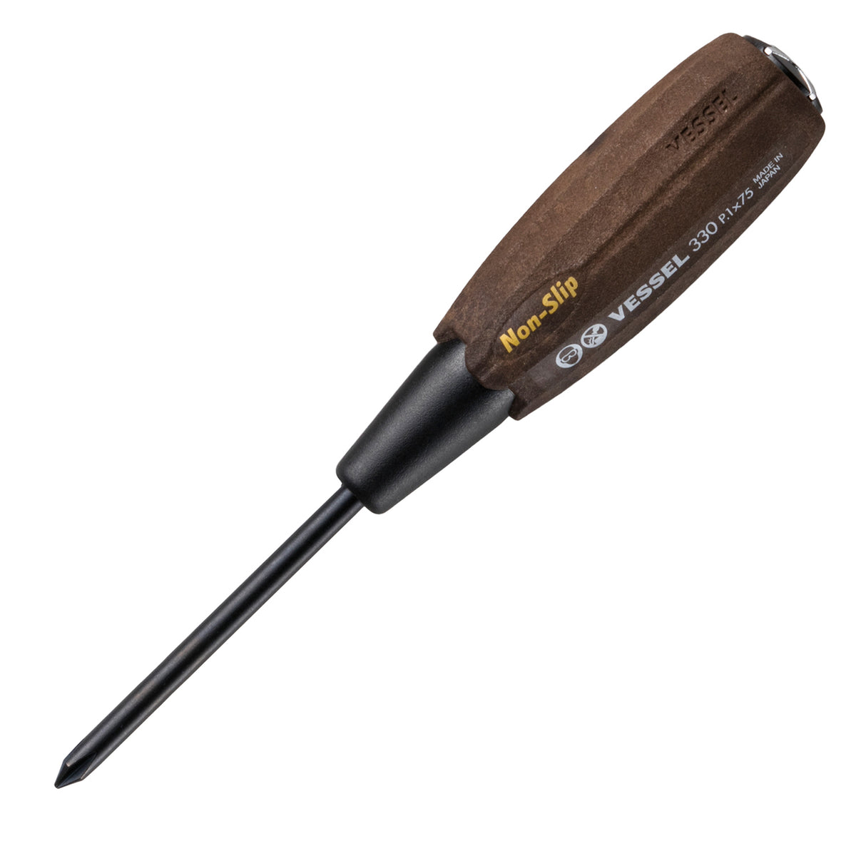 Vessel WOOD-COMPO Tang-Thru Screwdriver No.330 +1x75