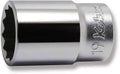3/8 Sq. Dr. Socket  19mm 12 point Length 40mm