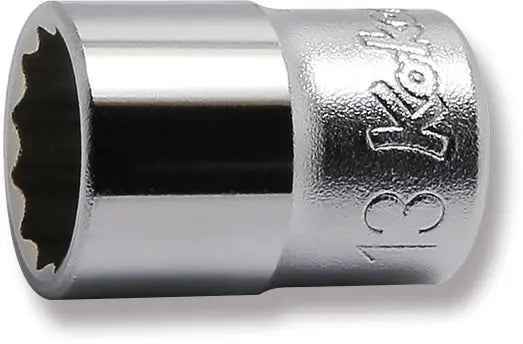 3/8 Sq. Dr. Socket  13mm 12 point Length 26mm