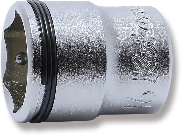 3/8 Sq. Dr. Socket  16mm Nut Grip Length 27mm