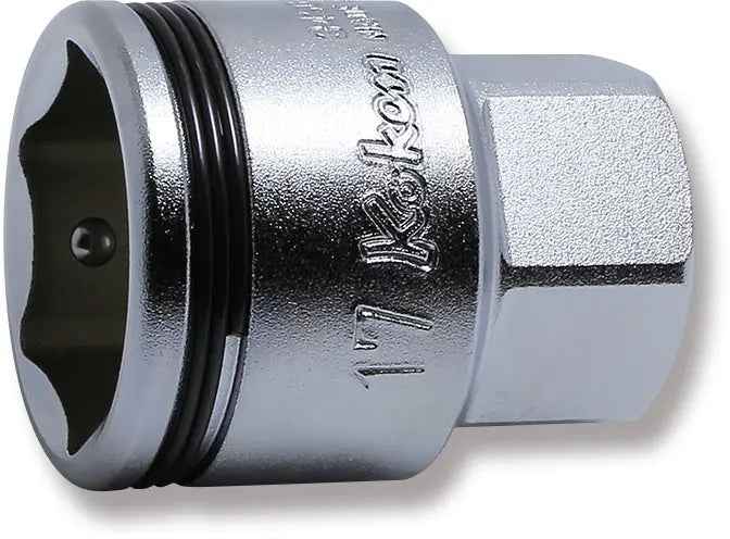 3/8 Sq. Dr. Socket  17mm Nut Grip Length 29mm Outer Hex 17mm