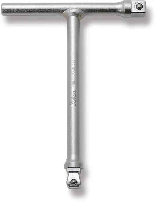 3/8" Sq. Drive T handle with multi-function Wobble-fix and Standard square