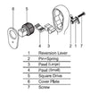 Renewal Kit for 72 Tooth 3/8" Z-Series Ratchets (3725Z, ZS and 3726Z, ZS)