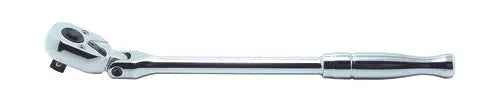 3/8 Sq. Dr. Ratchet Handle  24 teeth Flexible Head Length 265mm  Polished Handle