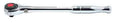 3/8 Sq. Dr. Ratchet Handle  45 teeth Swivel Head Length 280mm  Polished Handle