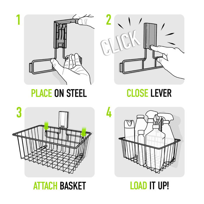 Gator Magnetics - Small Utility Magnetic Basket - Holds up to 35 lbs - Ridge Toolbox