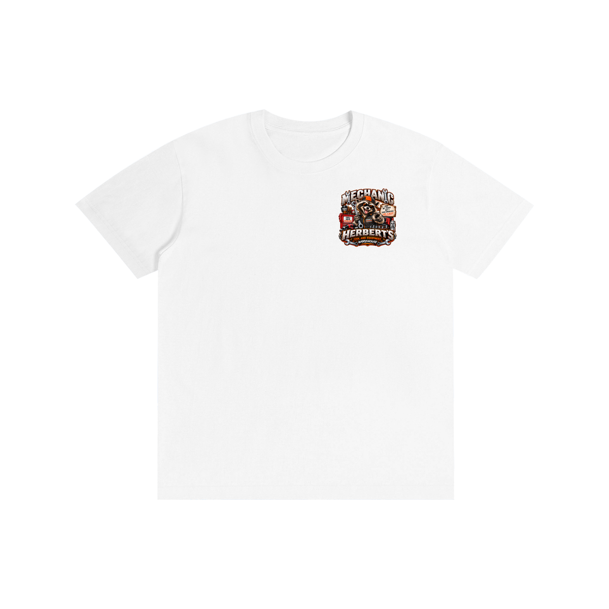 Ricky Raccoon Mechanic Tee - Herbert's Tool & Equipment