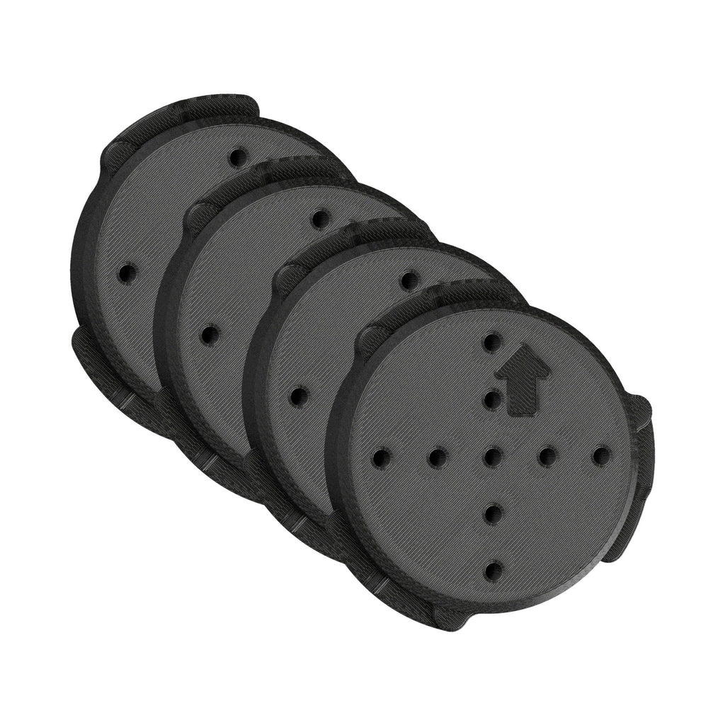 Twist-Lock Packout Mounting Adapters (4-Pack) – External Mount Attachment Bases for Milwaukee PACKOUT System