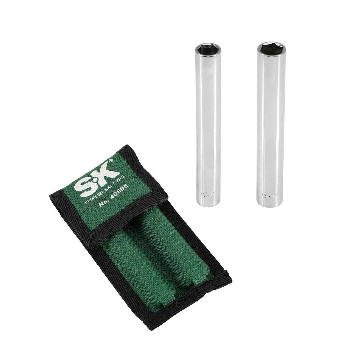 SK Tools USA - 1/4" Drive, 6 Point, Extra Deep, 2 Piece Chrome Socket Set - Ridge Toolbox